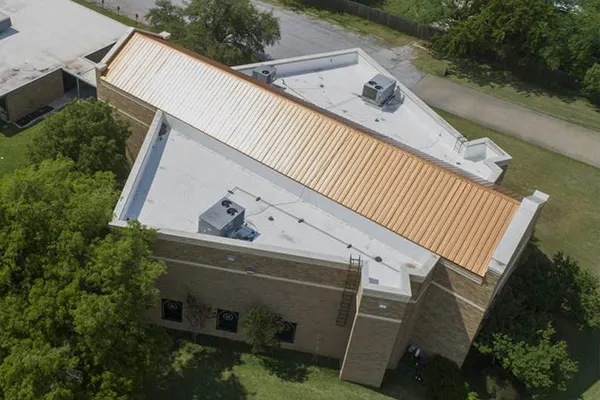 commercial complex roof
