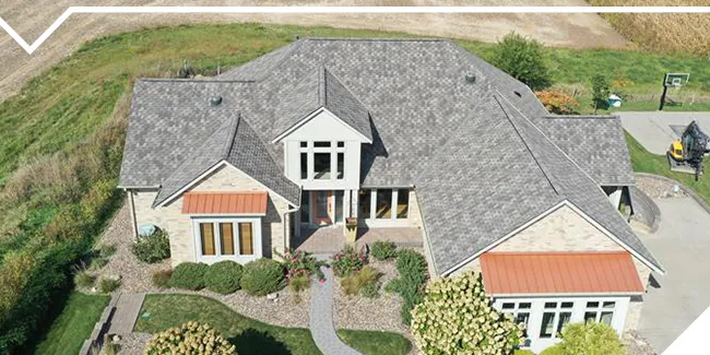 rural home outside of Des Moines